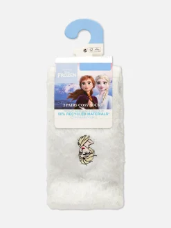 Lot De 2 Paires De Chaussettes Chaudes Disney La Reine Des Neiges