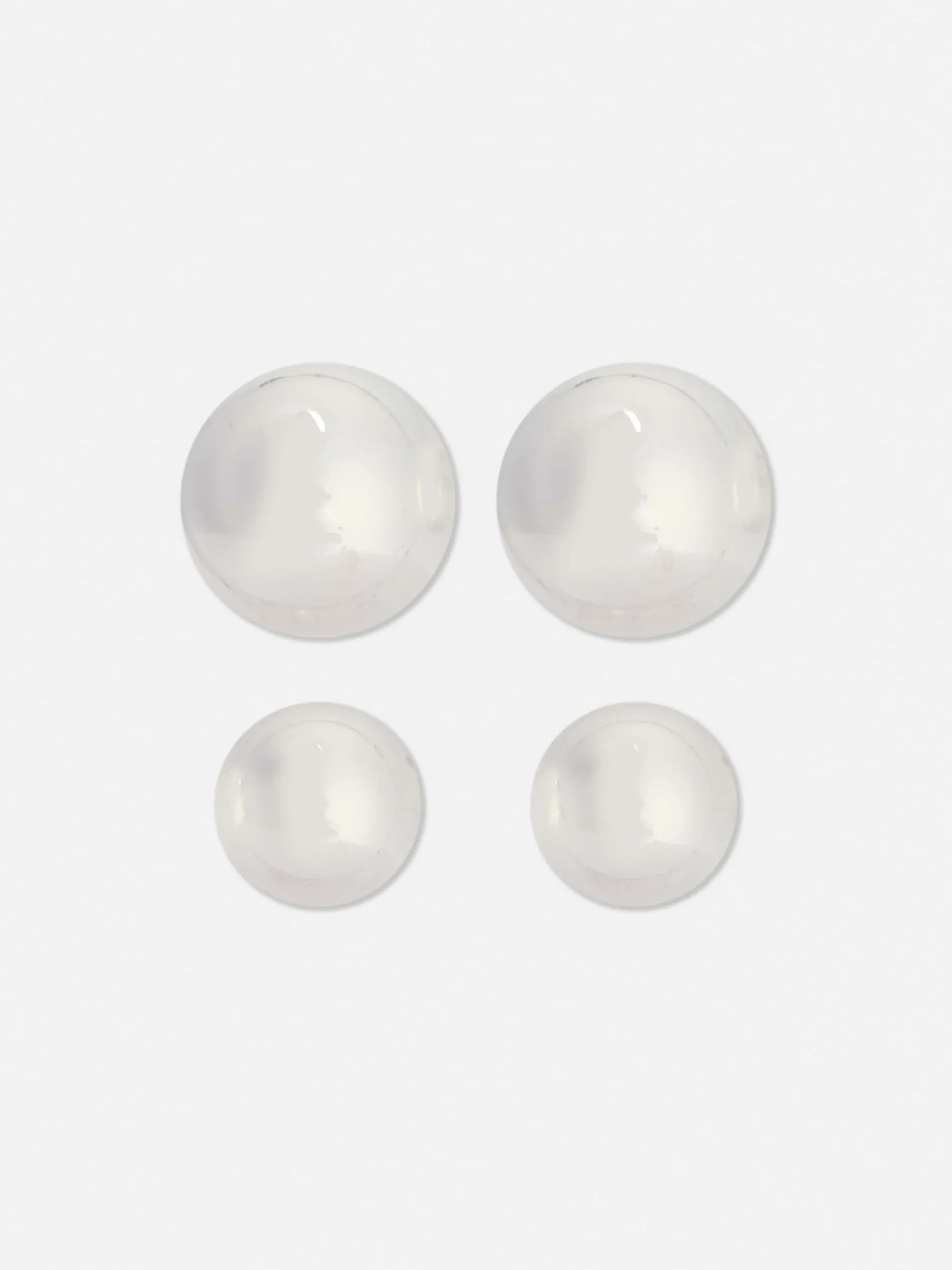 Lot De 2 Paires De Clous D'oreilles Orbes