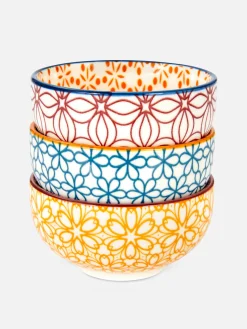Lot De 3 Petits Bols à Motif Mosaïque