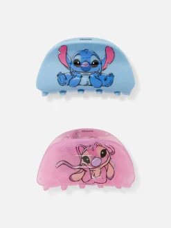 Lot De 2 Pinces à Cheveux Disney Lilo & Stitch