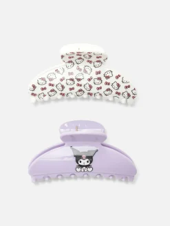 Lot De 2 Pinces à Cheveux Pieuvre Hello Kitty And Friends
