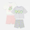Lot De 2 Pyjamas Graphiques à Motif Avocat