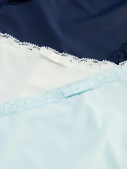 Lot De 3 Shortys Bordés De Dentelle