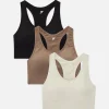 Lot De 3 Soutiens-gorge De Sport Sans Coutures