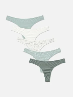 Lot De 5 Strings à Motifs Pour Tous Les Jours