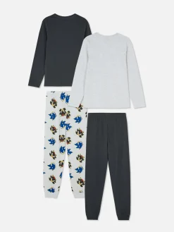 Lot De 2 pyjamas Sonic Le Hérisson Et Shadow
