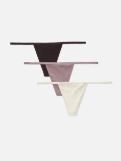 Lot De 3 strings En Coton