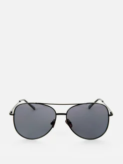 Lunettes De Soleil Teintées à Monture Métallique