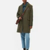 Manteau à Boutonnage Simple Classique