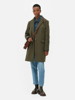 Manteau à Boutonnage Simple Classique