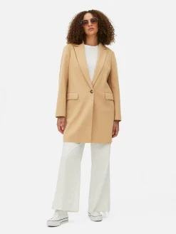Manteau à Boutonnage Simple Classique