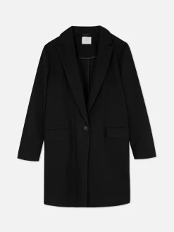 Manteau à Boutonnage Simple Classique