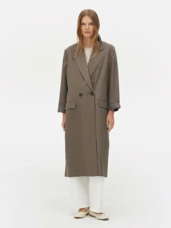 Manteau Cache-poussière à Double Boutonnage The Edit