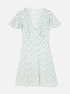 Mini Robe à Manches Courtes
