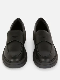 Mocassins En Simili Cuir à Semelle épaisse