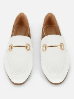 Mocassins En Simili Cuir à Mors
