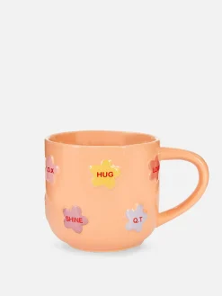 Mug à Fleurs En Relief