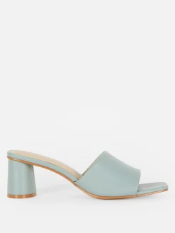 Mules à Talon Bloc