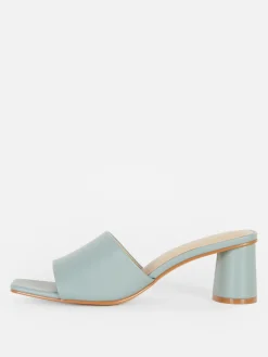 Mules à Talon Bloc