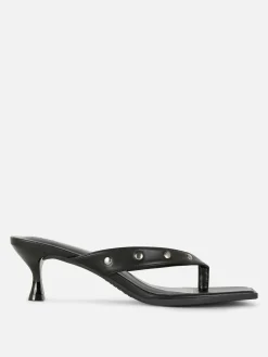 Mules Cloutées En Simili Cuir Rita Ora