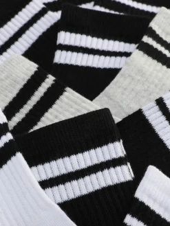 5 Paires De Socquettes De Sport à Rayures