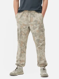 Pantalon Cargo Décontracté Resserré Aux Chevilles