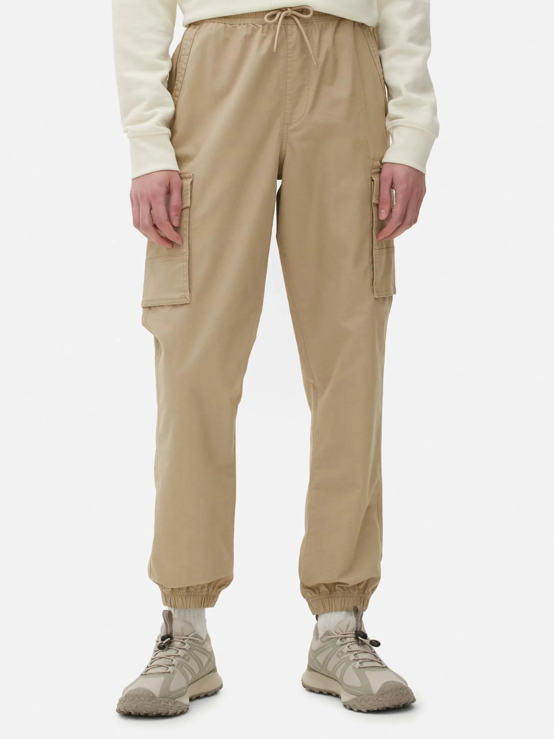 Pantalon Cargo Décontracté Resserré Aux Chevilles
