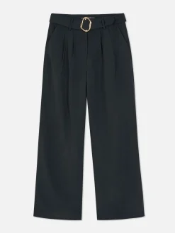 Pantalon Large à Boucle à Coordonner