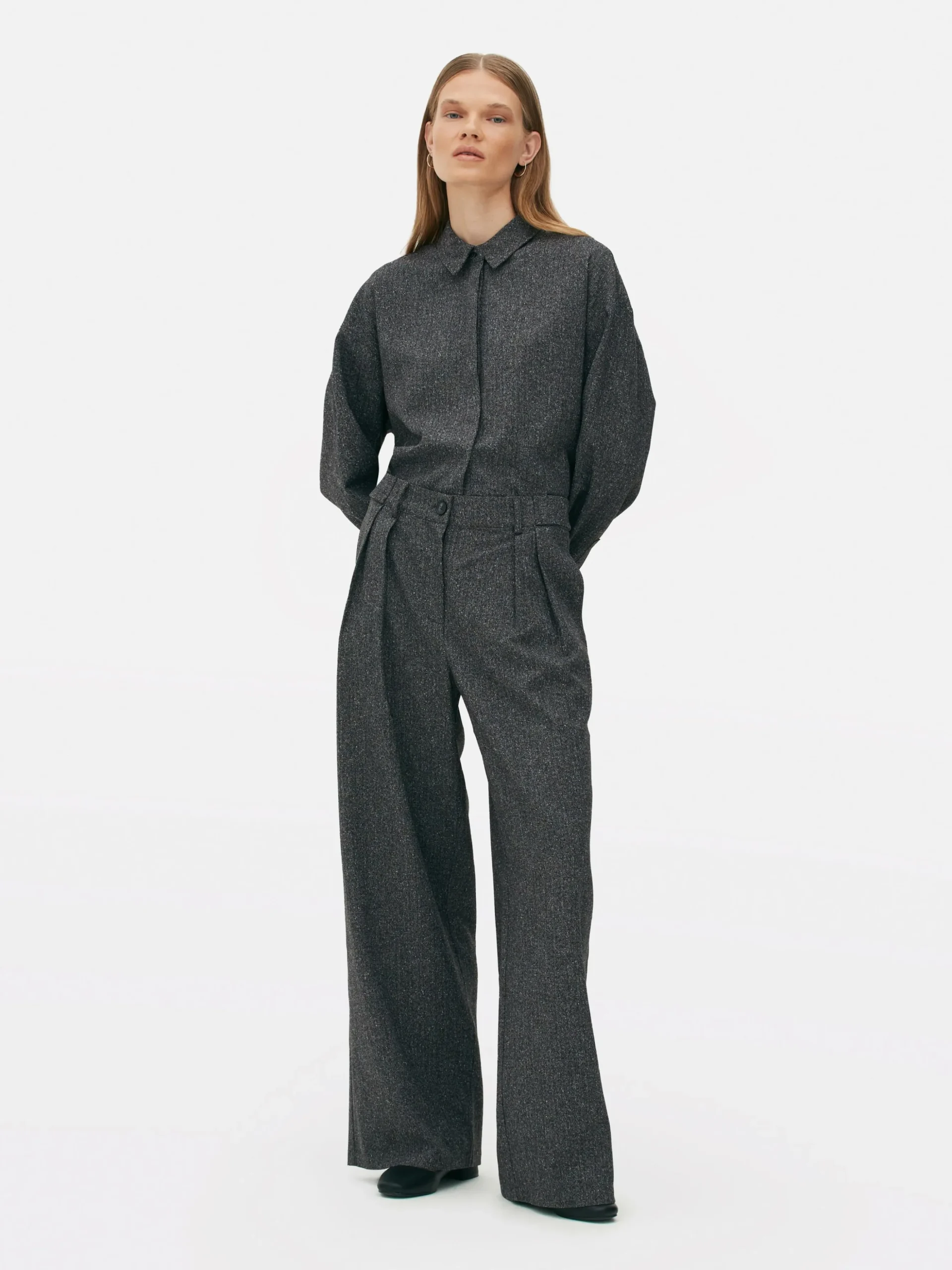 Pantalon Large Moucheté à Coordonner The Edit