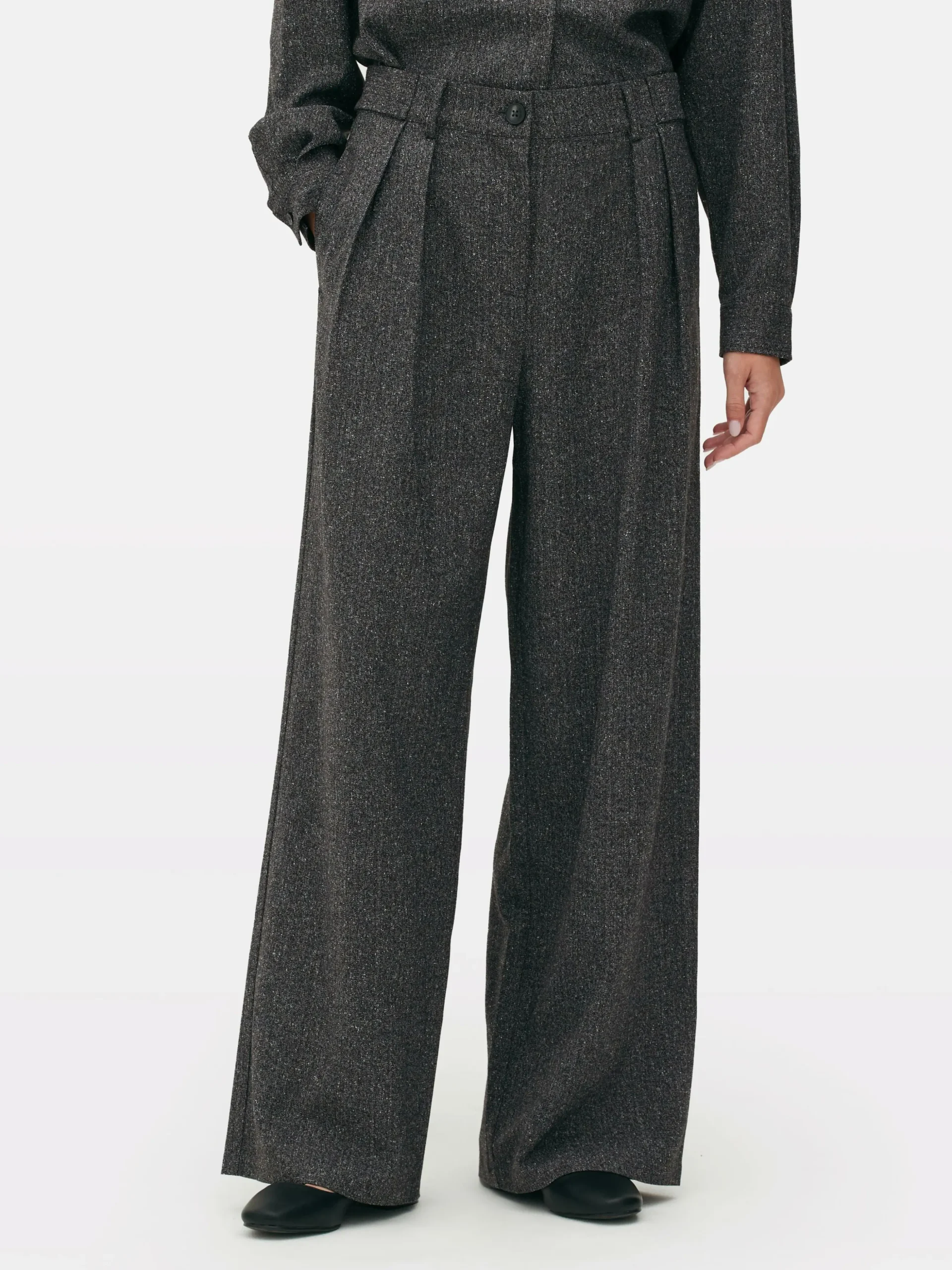 Pantalon Large Moucheté à Coordonner The Edit