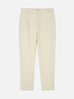 Pantalon Taille Haute Surpiqué