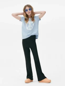 Pantalon évasé Côtelé