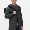 Parka Caoutchoutée à Capuche