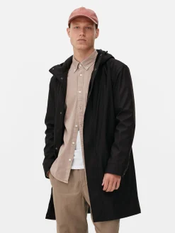 Parka Caoutchoutée à Capuche