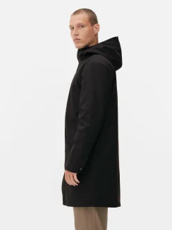 Parka Caoutchoutée à Capuche