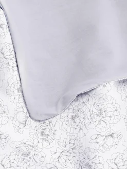 Parure De Lit Double Texturée à Fleurs
