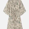 Peignoir En Satin à Fleurs