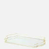 Plateau Rectangulaire Effet Miroir