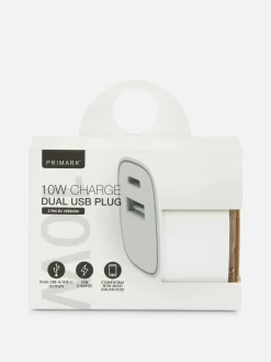 Prise USB Double à Deux Broches 10 W