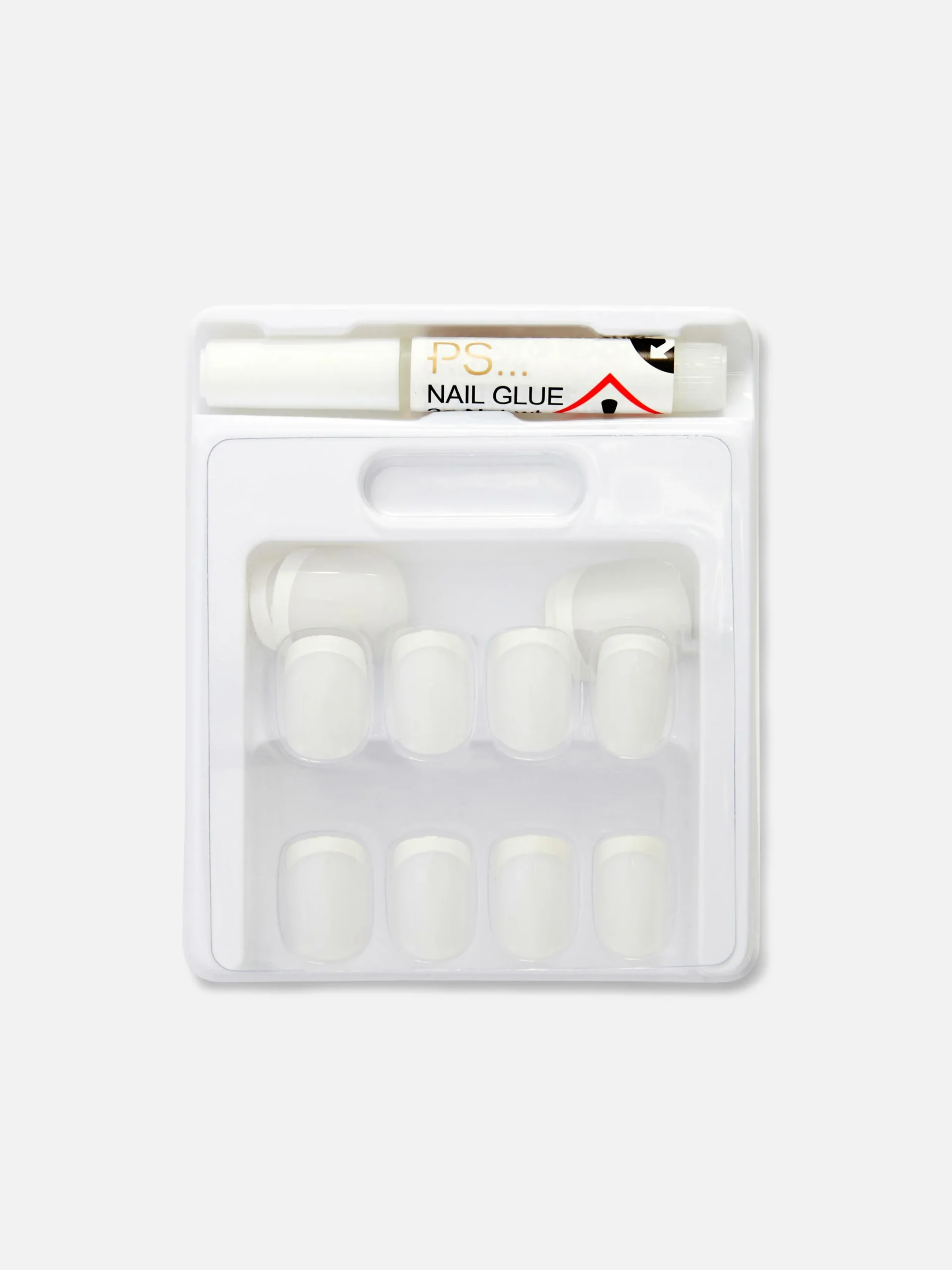 PS... Faux Ongles Brillants Carrés