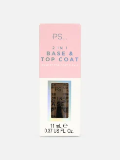 PS... Vernis à Ongles 2-en-1 Base Et Top Coat