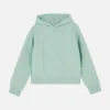 Pull à Capuche En Maille Torsadée