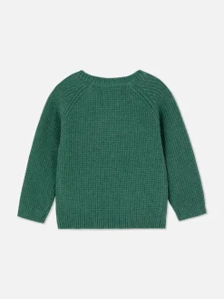 Pull En Maille à Motif Dinosaure