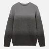 Pull En Maille Texturée à Rayures