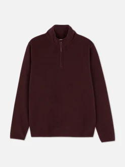 Pull En Molleton à Col Zippé