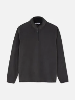 Pull En Molleton à Col Zippé