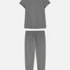 Pyjama à Manches Courtes En Jersey Imprimé