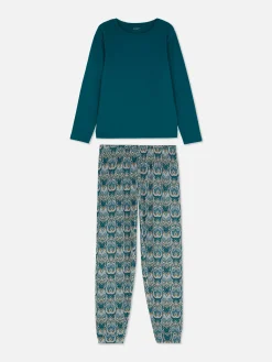 Pyjama à Manches Longues Et à Poche