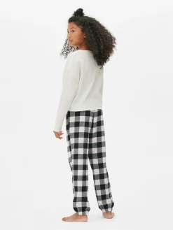 Pyjama En Flanelle Brodé