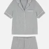 Pyjama En Jersey à Manches Courtes